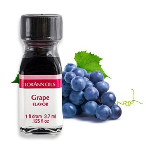 LorAnn Oils Super Strength Flavoring - Grape Flavor (Pack of 2, 0.125 fl oz) - 4X Stronger Than Extracts for Candy Making, Baking & DIY Flavor Oils - Perfect for Hard Candies, Frostings & Homemade Extracts