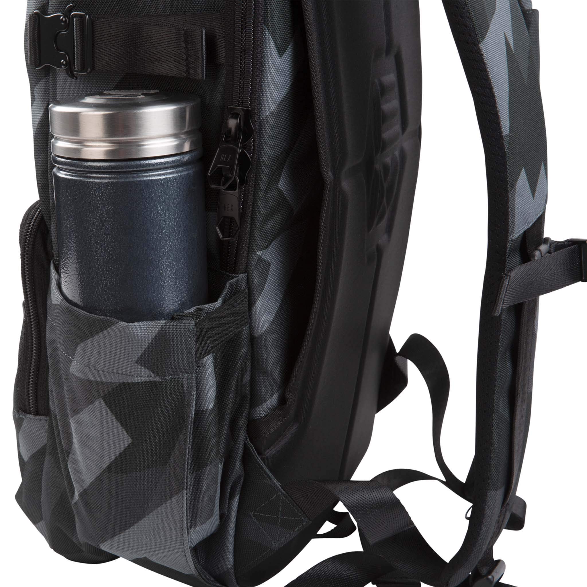 HEX Waterproof Backpack with Wireless Charging Pocket - Fits 16 Inch Laptop for Travel, Work & Outdoor Adventures
