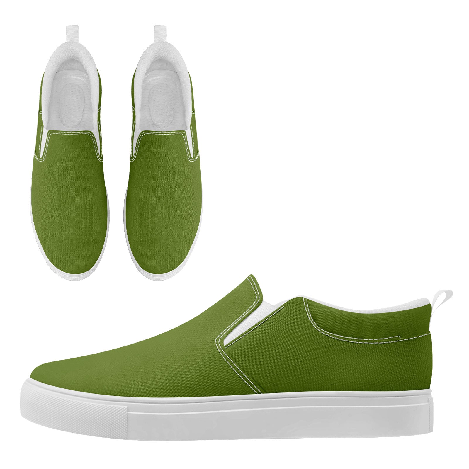 Custom Personalized Canvas Slip-On Sneakers - Handmade & Unique Design for Men & Women | Perfect for Casual Wear, Street Fashion & Everyday Comfort (FN071 E028030)