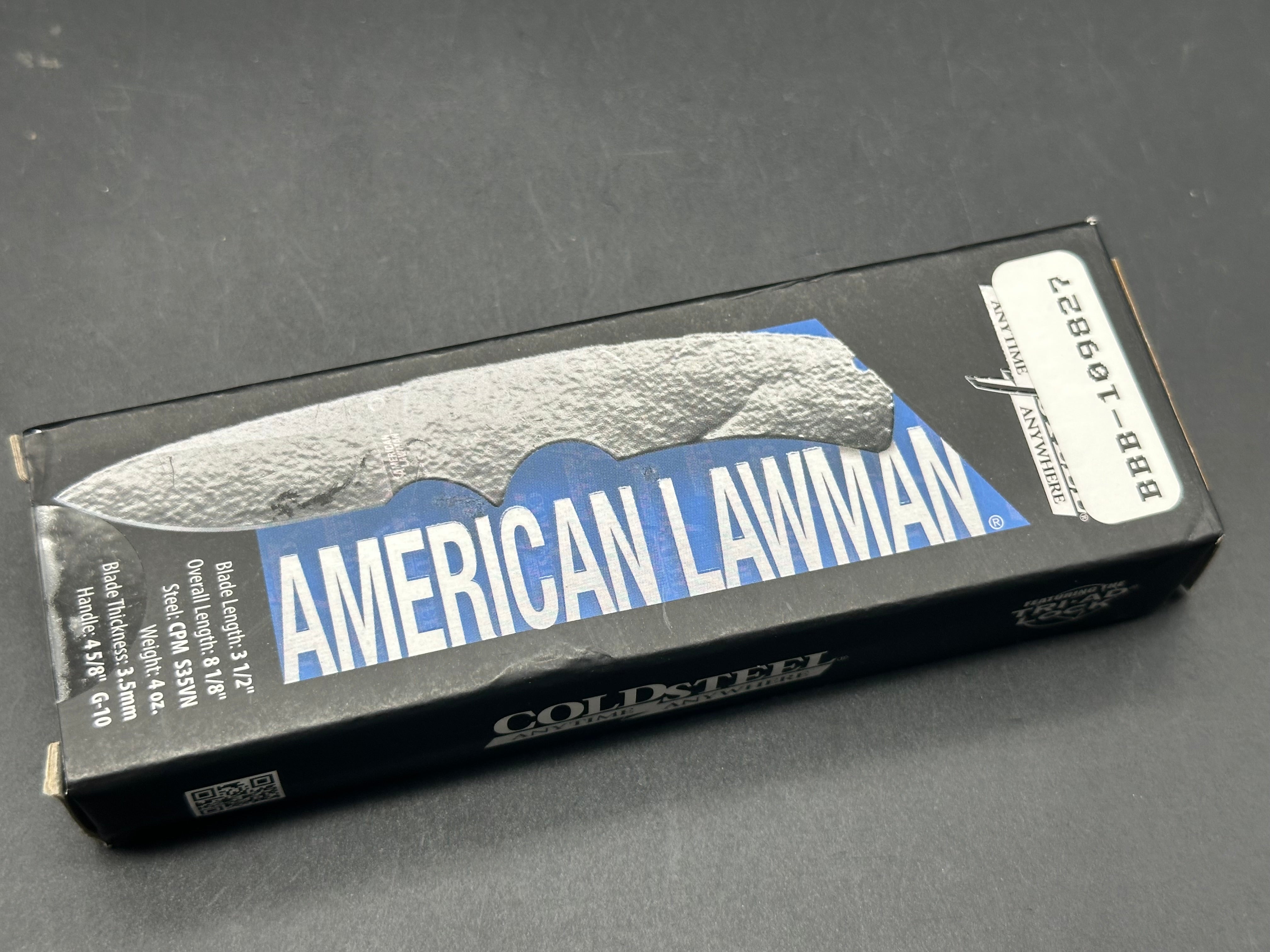 Cold Steel American Lawman Folding Knife - 3.5