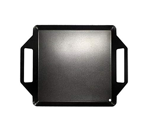 Non-Stick Genie Meat & Vegetables Grill Pan - Teflon Coating Indoor/Outdoor Korean BBQ Griddle for Home, Camping & Picnics - Easy Cooking & Cleaning (2 Sizes: Genie Pan 300) - Perfect for Backyard BBQs, Family Dinners & Outdoor Adventures