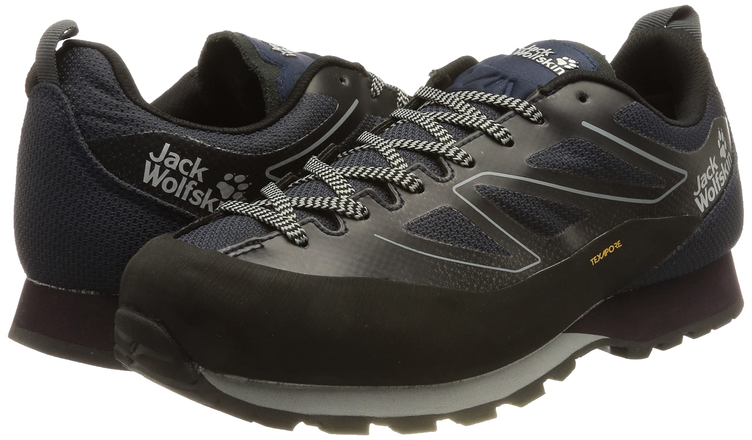 Jack Wolfskin Men's Scrambler 2 Texapore Low Hiking Shoes - Waterproof Lightweight Outdoor Boots for Trail Running & Mountain Trekking