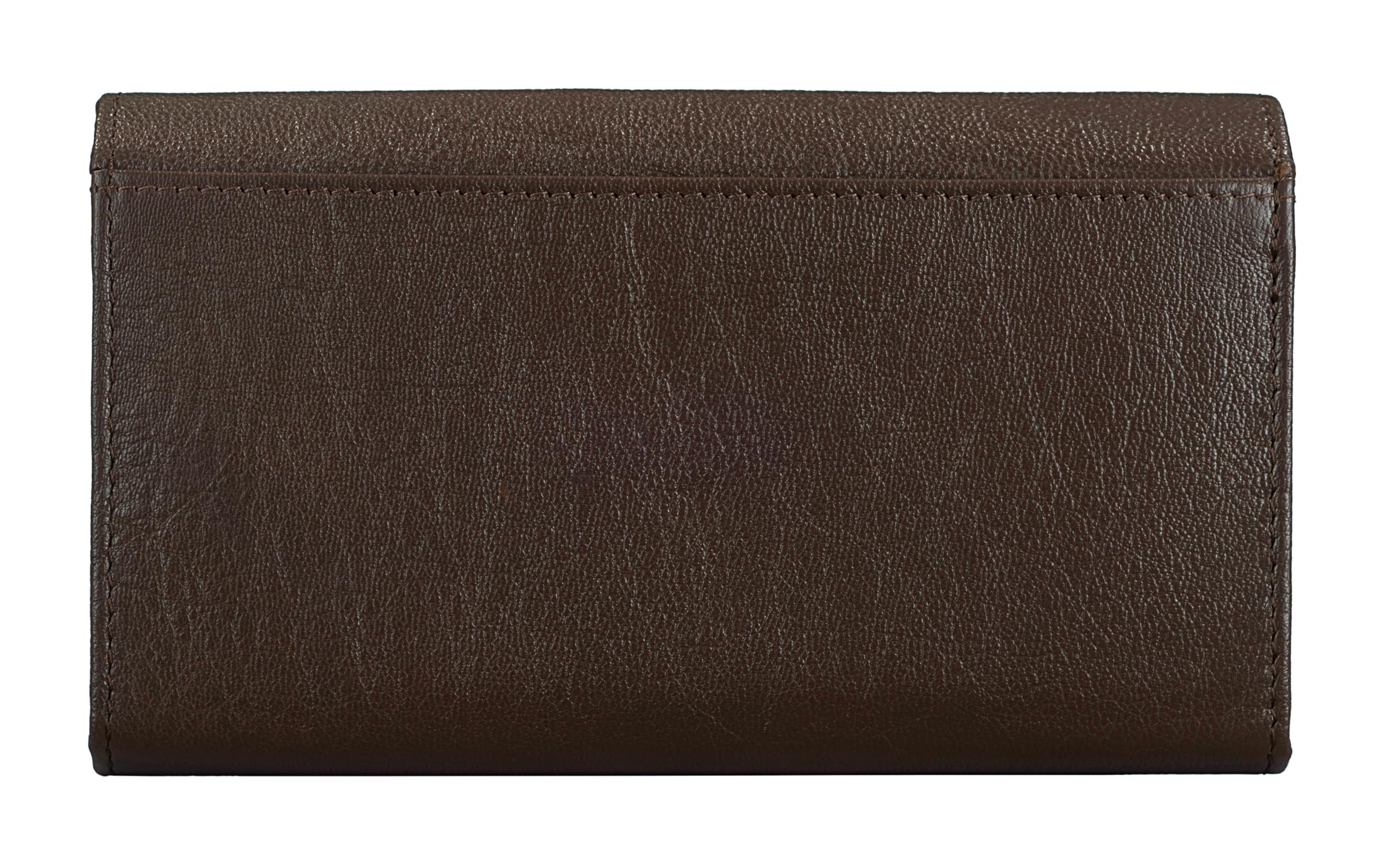 J. Wilson London Women's RFID Blocking Leather Wallet with Zip Coin Pocket - Stylish & Secure Card Holder for Everyday Use (Brown) | Perfect for Travel, Shopping & Daily Essentials