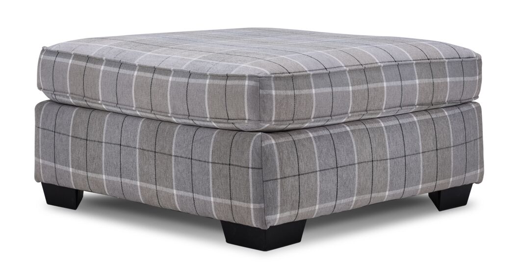Chateau Ottoman Onyx - Luxury Ottoman Stool with Onyx Stone Top | Perfect for Living Room, Bedroom, or Office Decor