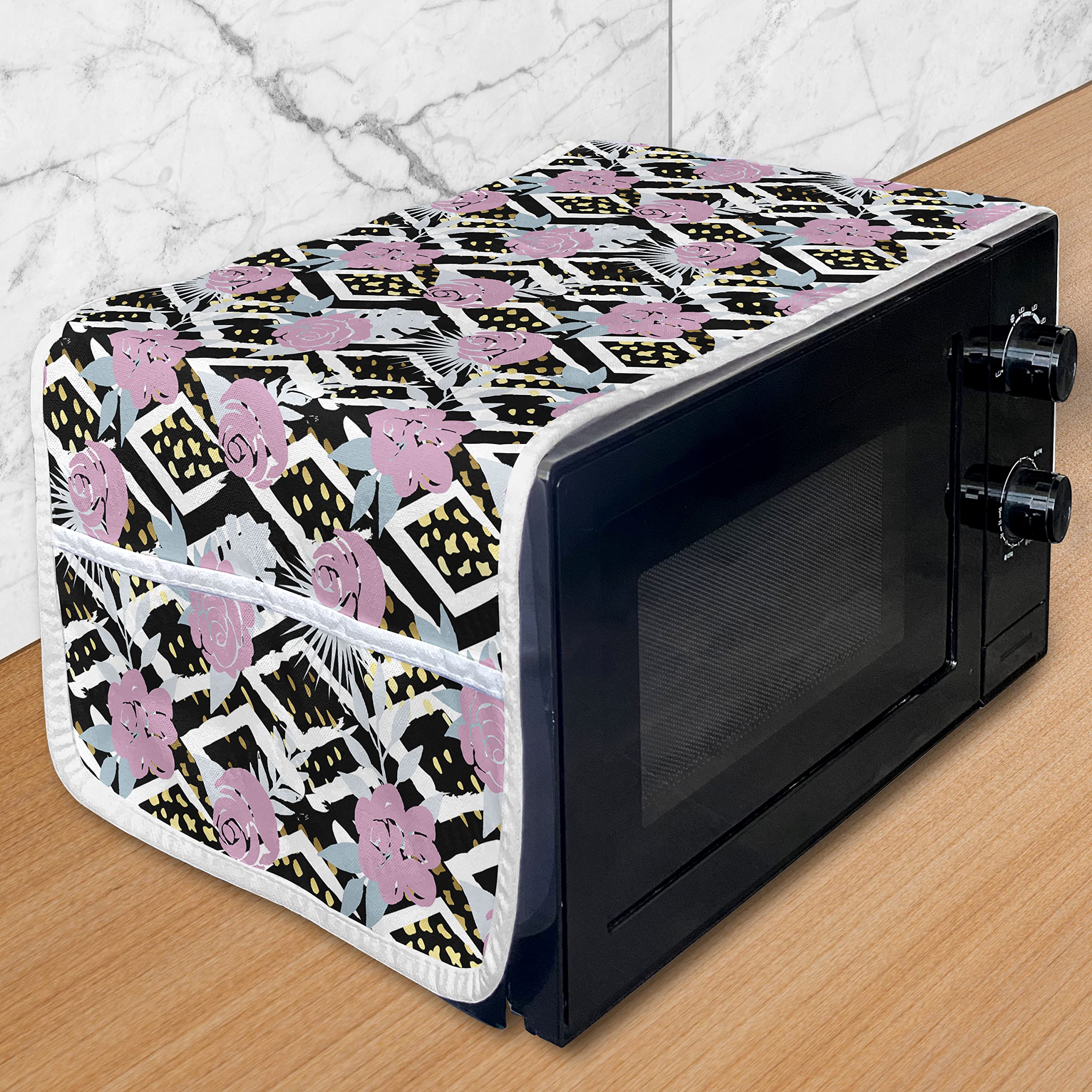 Ambesonne Microwave Cover - Waterproof 36