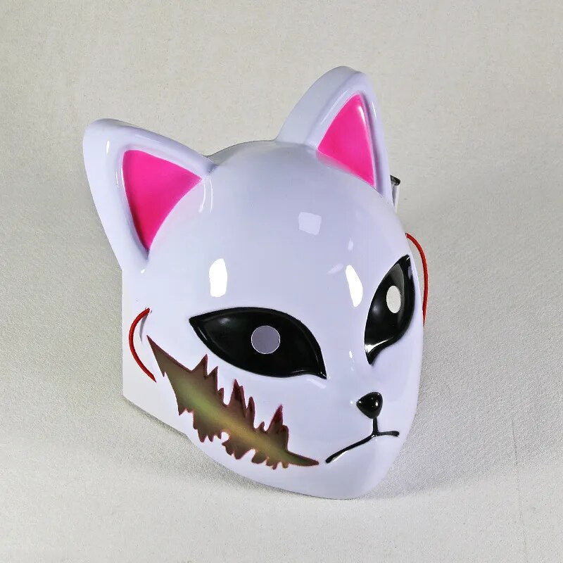 Demon Slayer Cosplay Mask - Anime Inspired Nezuko & Tanjiro Masks for Halloween & Conventions - Perfect for Cosplay, Costume Parties & Anime Fans