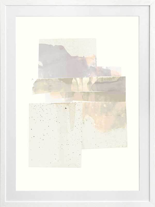 Falling Free Framed Art Print - Modern Wall Decor for Living Room, Bedroom & Office - Ready to Hang Canvas Painting for Home Decor