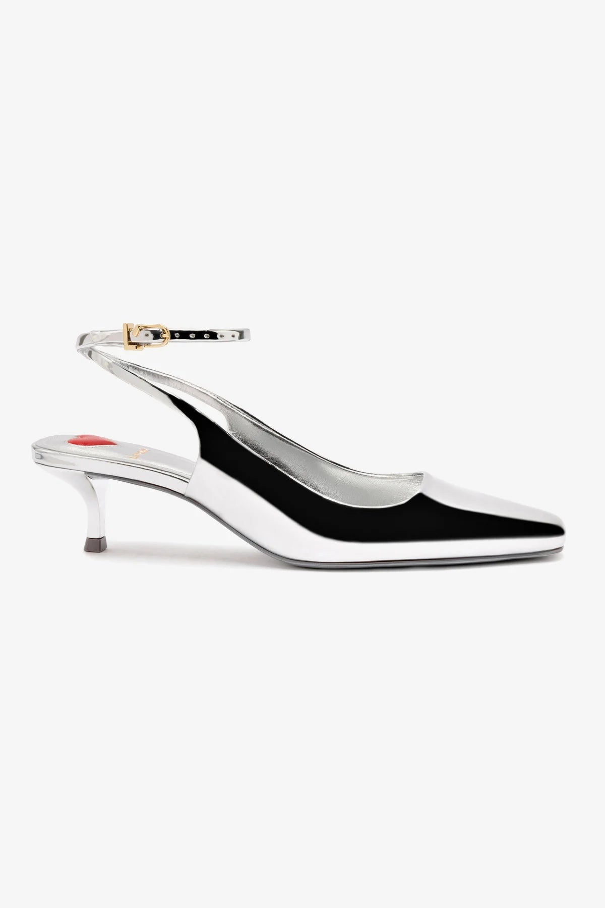 Amal Silver Specchio Pump - Elegant Women's High Heel Shoes for Parties, Weddings & Special Occasions