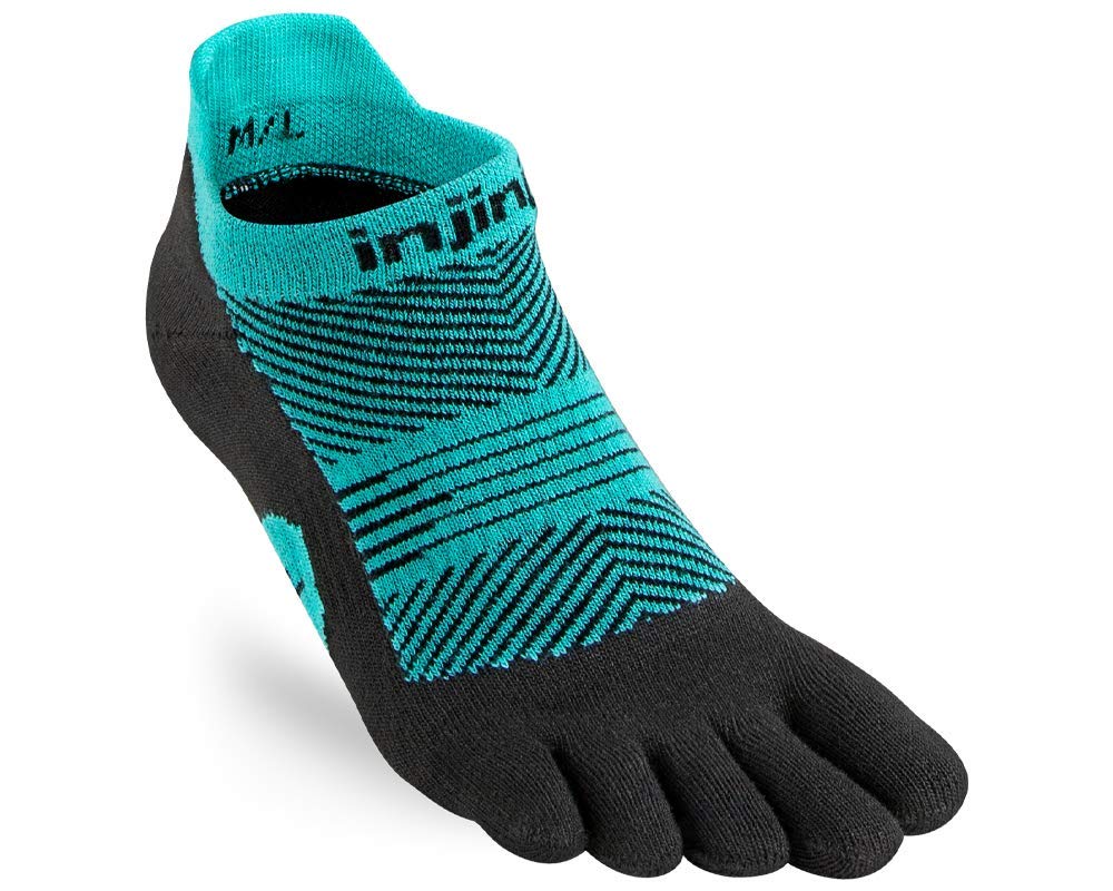 Injinji Women's Run Lightweight No-Show Toe Socks - Breathable Athletic Socks for Running, Hiking & Gym Workouts - Perfect for Active Lifestyles & Sports Performance
