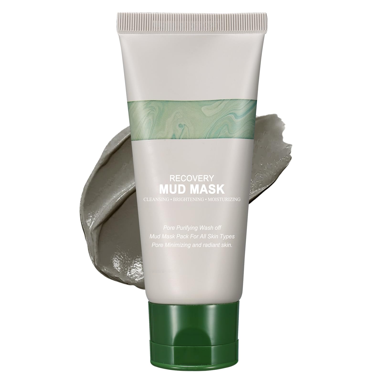 Recovery Mud Mask for Face & Body - Deep Cleansing & Hydrating Clay Mask with Oil Control | Pore Minimizer & Skin Detoxifier | Perfect for Spa Days & Post-Workout Skin Recovery