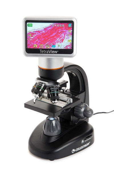 Celestron TetraView LCD Digital Touch Screen Microscope 44347 - High Resolution 4.3