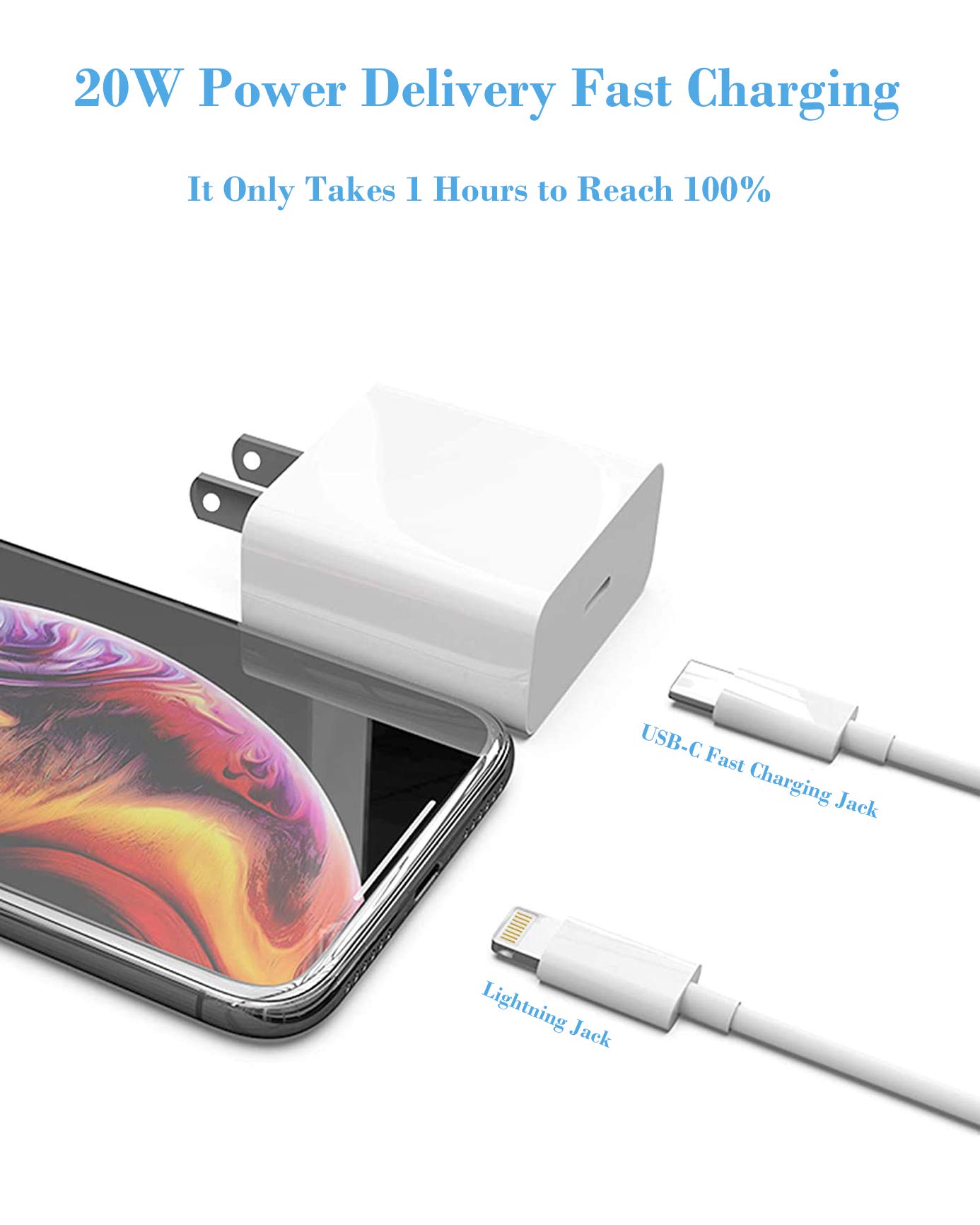 Premium ESBEECables USB-C to Lightning Cable 3ft - Fast Charging & Sync for iPhone 14/13/12/11/X/8 - Durable Nylon Braided Cord for Home, Office & Travel