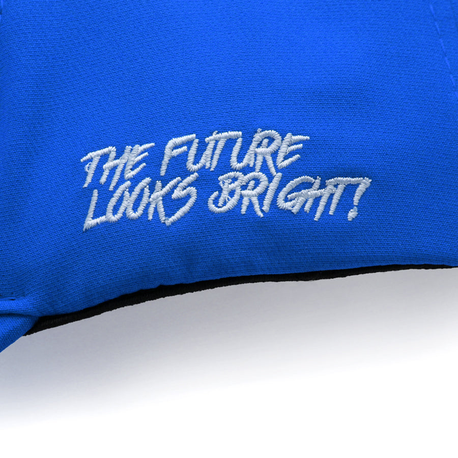 VT Shield Logo Future Looks Bright Royal Snapback Hat - Stylish Adjustable Baseball Cap for Men & Women - Perfect for Sports, Outdoor Activities and Casual Wear