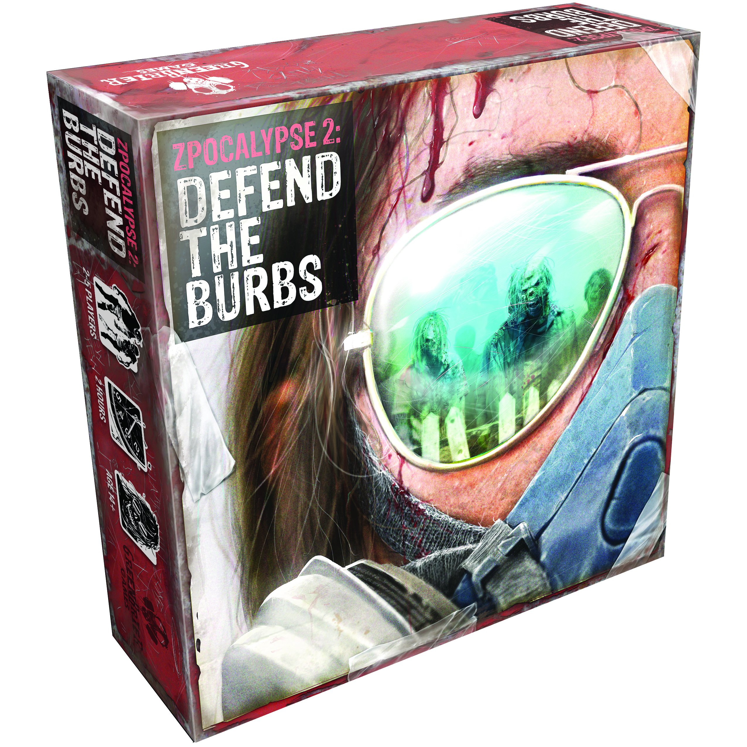 Zpocalypse 2: Defend The Burbs - Post-Apocalyptic Survival Board Game for Adults & Teens | Strategy Game for Game Nights & Zombie-Themed Parties