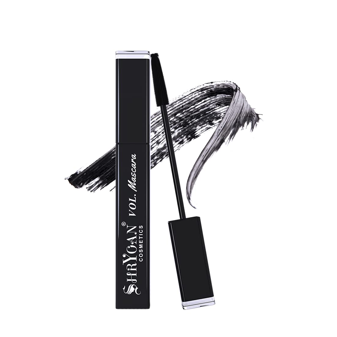Shryoan Volumizing Mascara 8ml - Lengthening & Thickening Waterproof Mascara for Dramatic Lashes | Perfect for Day to Night Makeup & Special Occasions