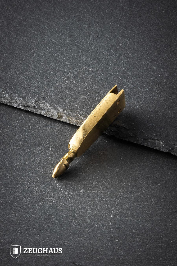 20mm Brass Strap End - B Stock for Leather Belts, Watch Straps & DIY Craft Projects