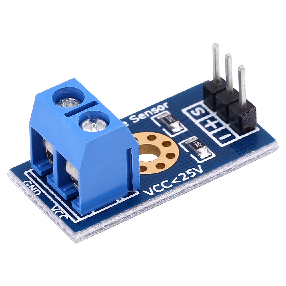 4pcs 25V Voltage Sensor Module - 3-Terminal Voltage Detector for Arduino, Raspberry Pi & Microcontrollers - Perfect for DIY Electronics, Battery Monitoring & Power Supply Projects