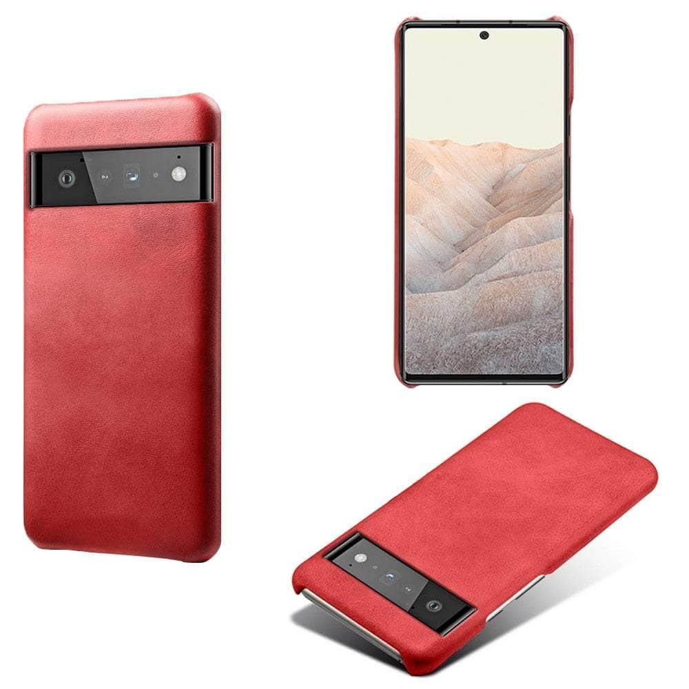 Premium Vegan Leather Case for Google Pixel 7 Pro - Slim Fit, Shockproof Protection - Perfect for Work, Travel & Everyday Use