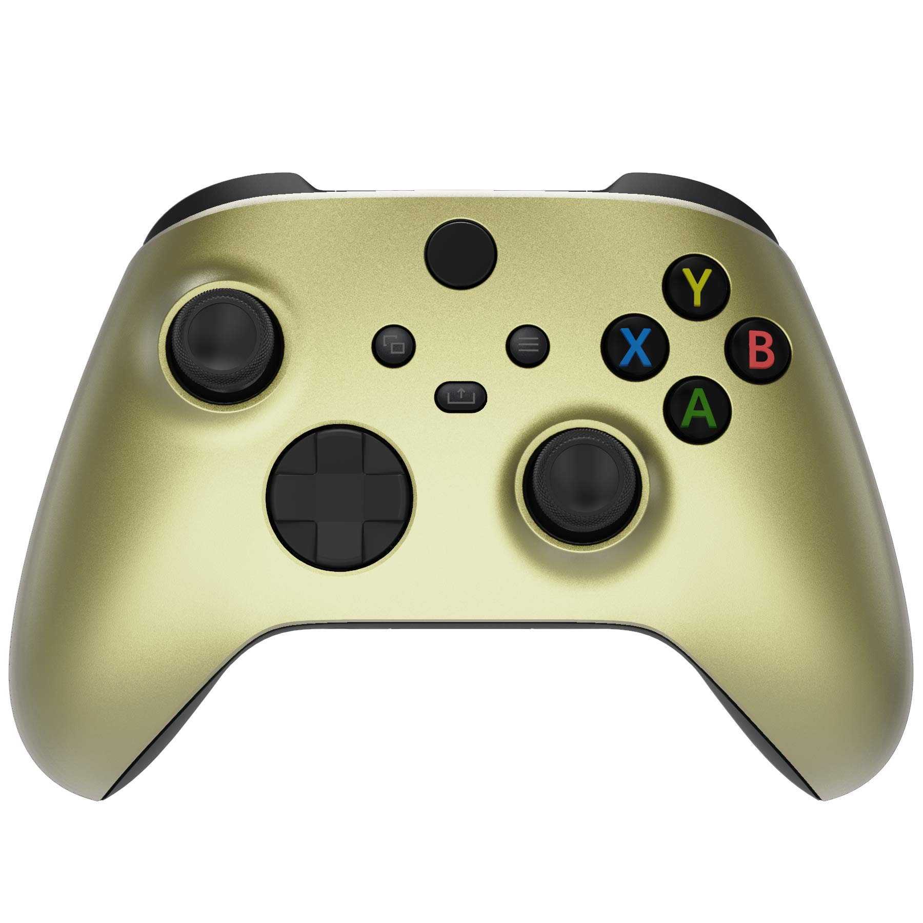 eXtremeRate Champagne Gold Replacement Shell for Xbox Series X & S Controller - Custom Faceplate & Cover for Xbox Core Controller - Personalize Your Gaming Experience [Controller Not Included] - Perfect for Gaming Enthusiasts & Custom Mods