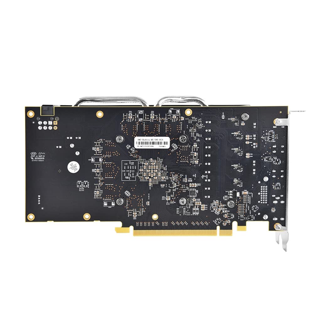 Knadgbft AMD Gaming Graphics Card - 1284M/8100MHz, PCIE3.0 16X, 3XDP 1XHD 1XDVI, 8Pin Dual Fan - Perfect for Mining, Gaming & High-Performance Computing