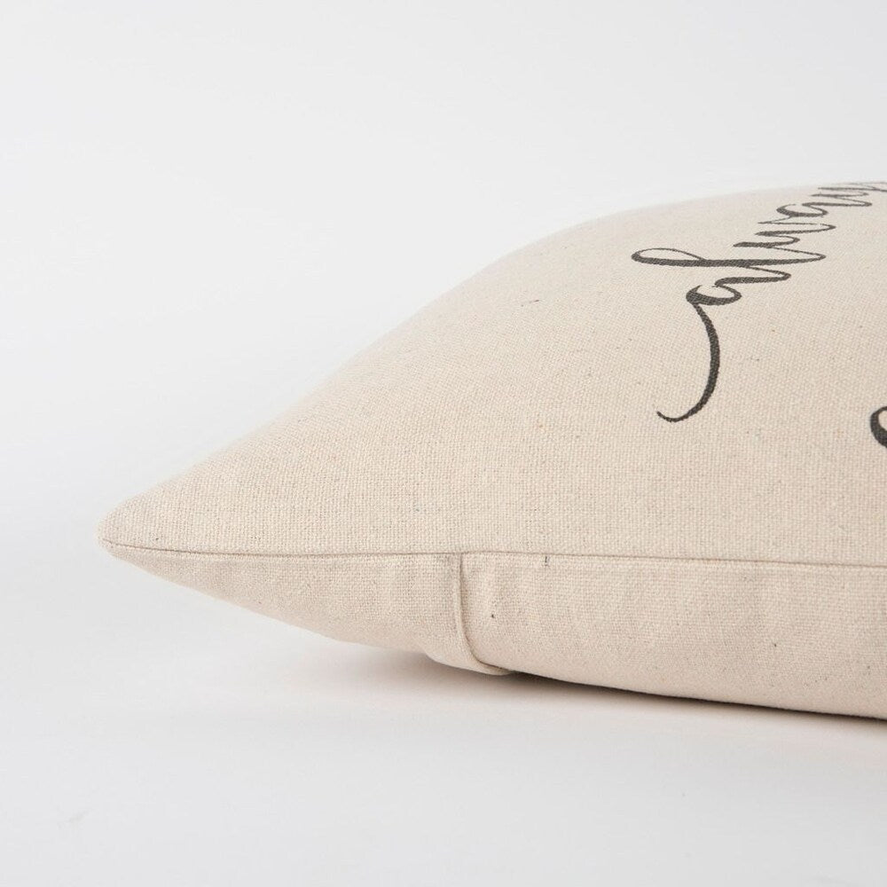 Humble & Kind Down Filled Pillow - Soft & Supportive Bed Pillow for Side Sleepers, Back Pain Relief - Perfect for Home, Office & Travel Use