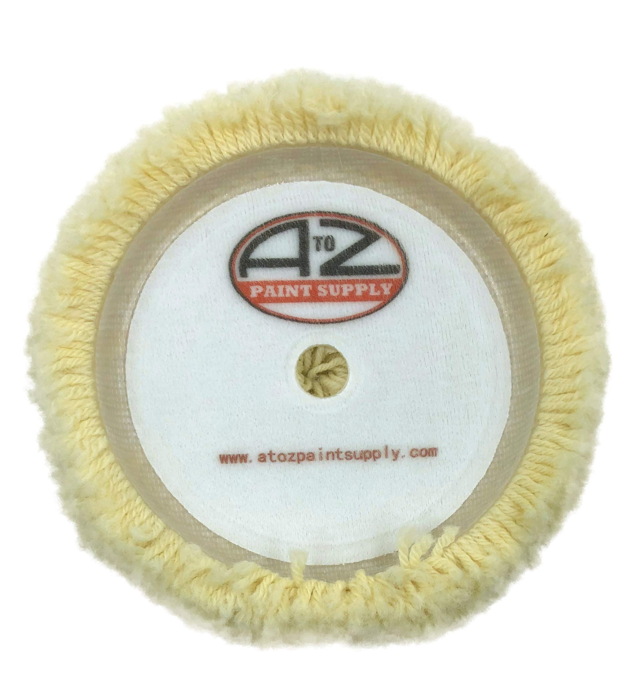 Body Works 7-Inch Wool Buffing Pad - Professional Grade Car Polishing & Detailing Pad for Automotive, Marine & General Use - High-Performance Buffing & Waxing Pad for Cars, Boats & More