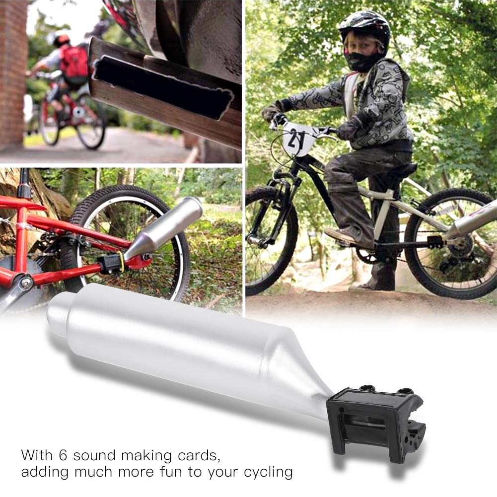 High-Performance Bike Exhaust System & Turbo Pipe Kit - Motorcycle Sound Enhancer for Bikes - Motocards Spoke Sound Maker - Perfect for Off-Road Biking & Custom Motorcycle Upgrades