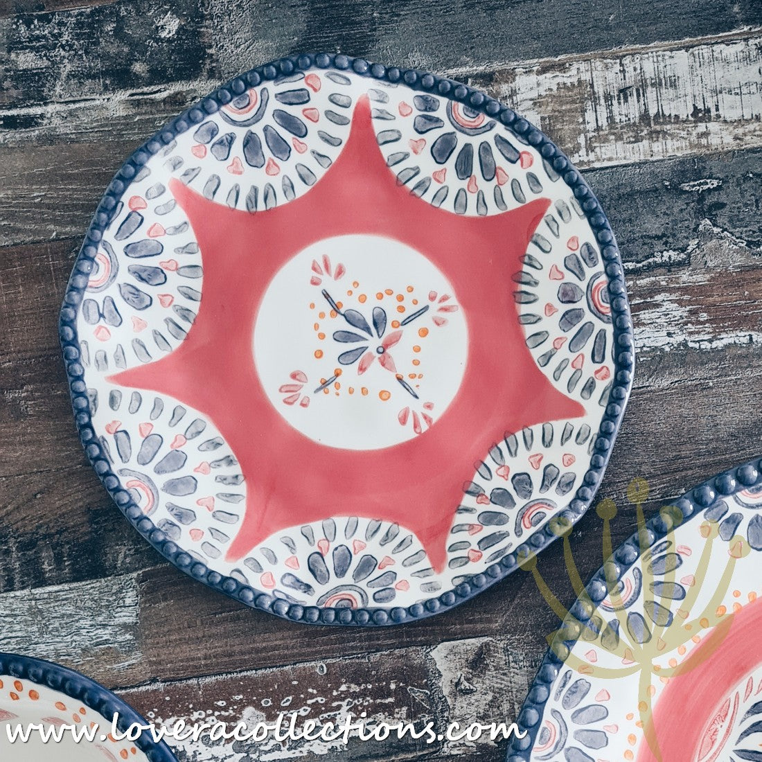 Afrocentric Red Dinnerware & Serveware Set - Elegant African-Inspired Plates, Bowls & Serving Dishes for Stylish Dining & Entertaining | Perfect for Dinner Parties, Holidays & Cultural Celebrations