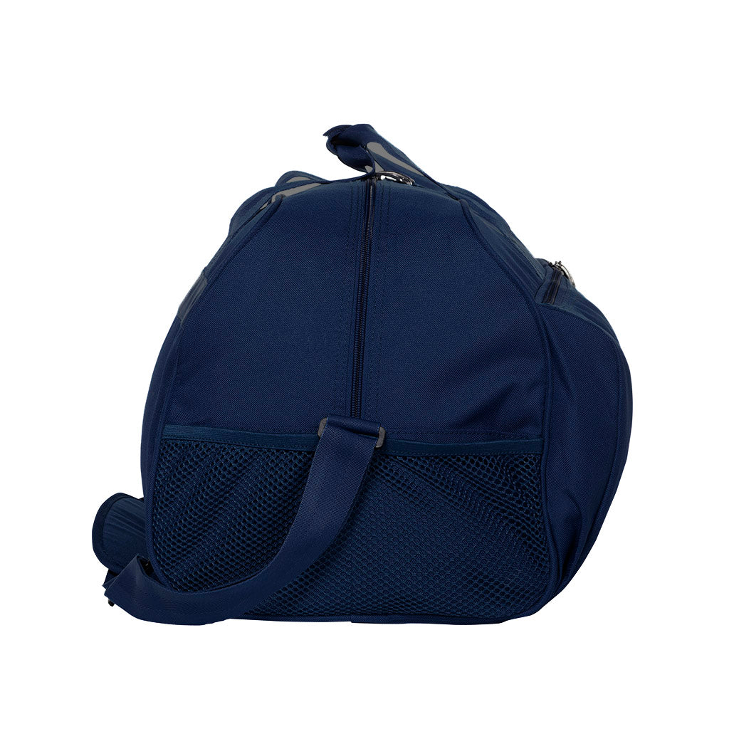 Tara Shire State College Large Navy Sports Bag - Durable Gym Bag for College Students, Travel & Workout Gear Storage