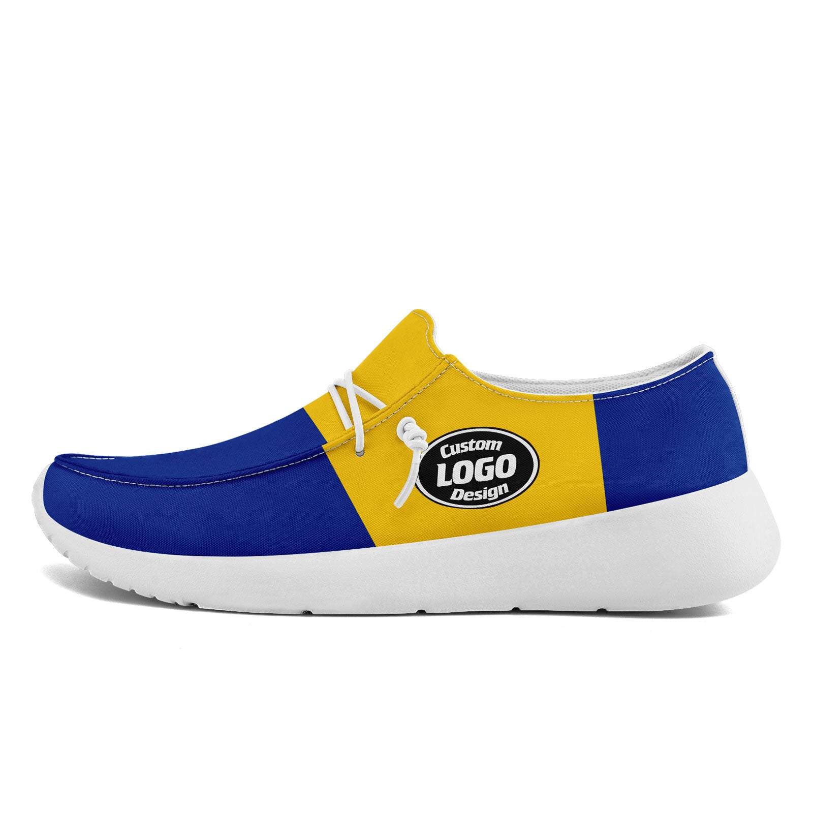 Custom Los Angeles Blue & Yellow Personalized Sneakers - Unisex High-Top Fashion Shoes for Men & Women (Style FN018 D020278, Size 15) - Perfect for Streetwear, Casual Outfits & Sneakerhead Collections