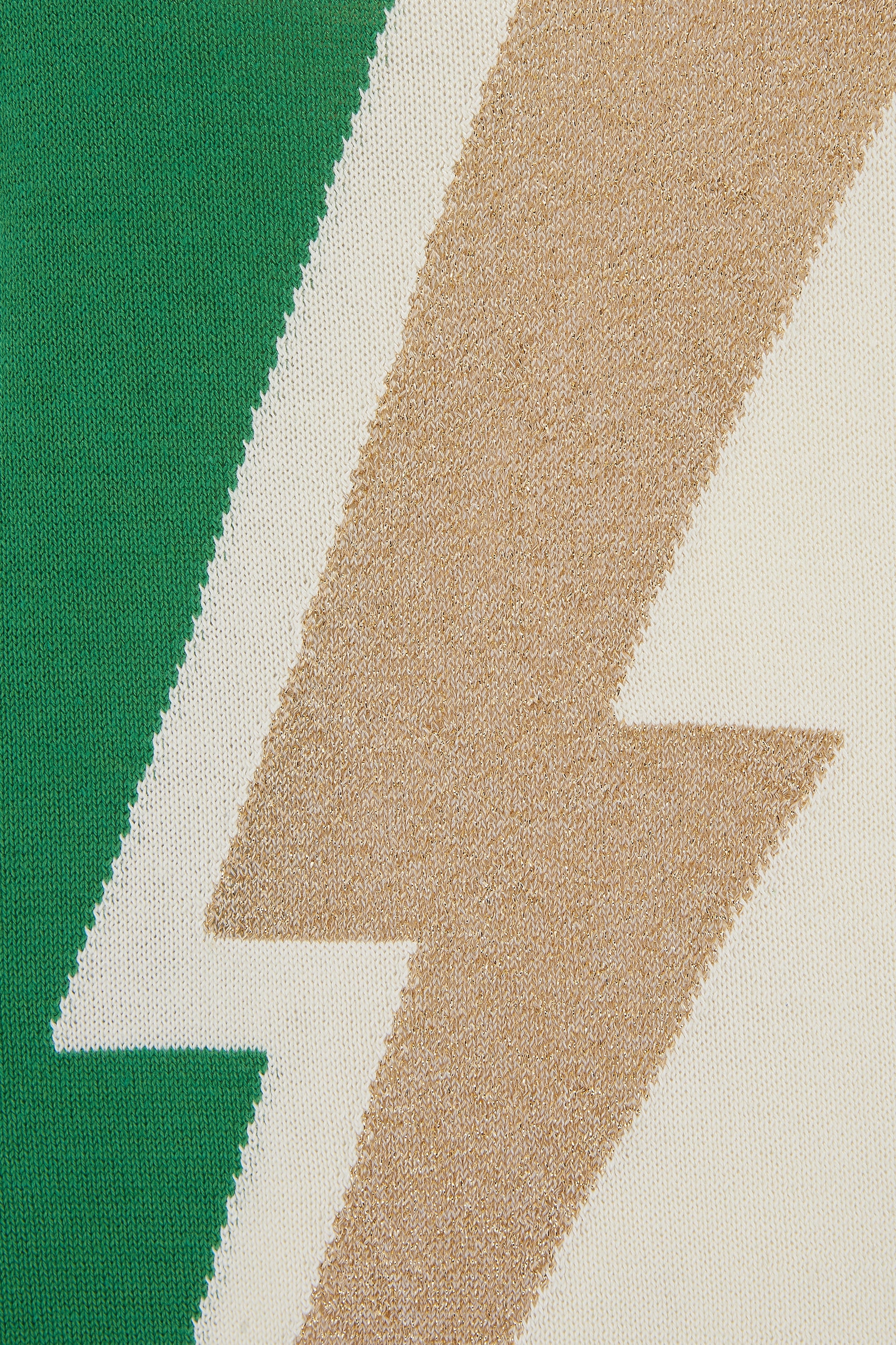 Astrid Jumper | Green Lightning Shimmer Knit Sweater for Women - Perfect for Casual Outings & Holiday Parties