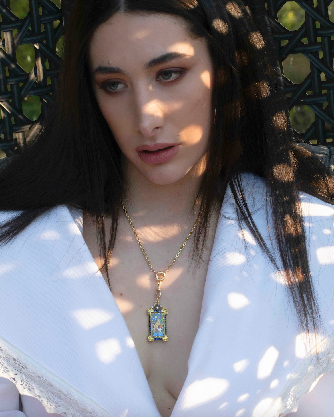 Aquarius Zodiac Sign Tarot Necklace with Chain - Perfect for Spiritual Guidance, Astrology Lovers & Unique Gifts