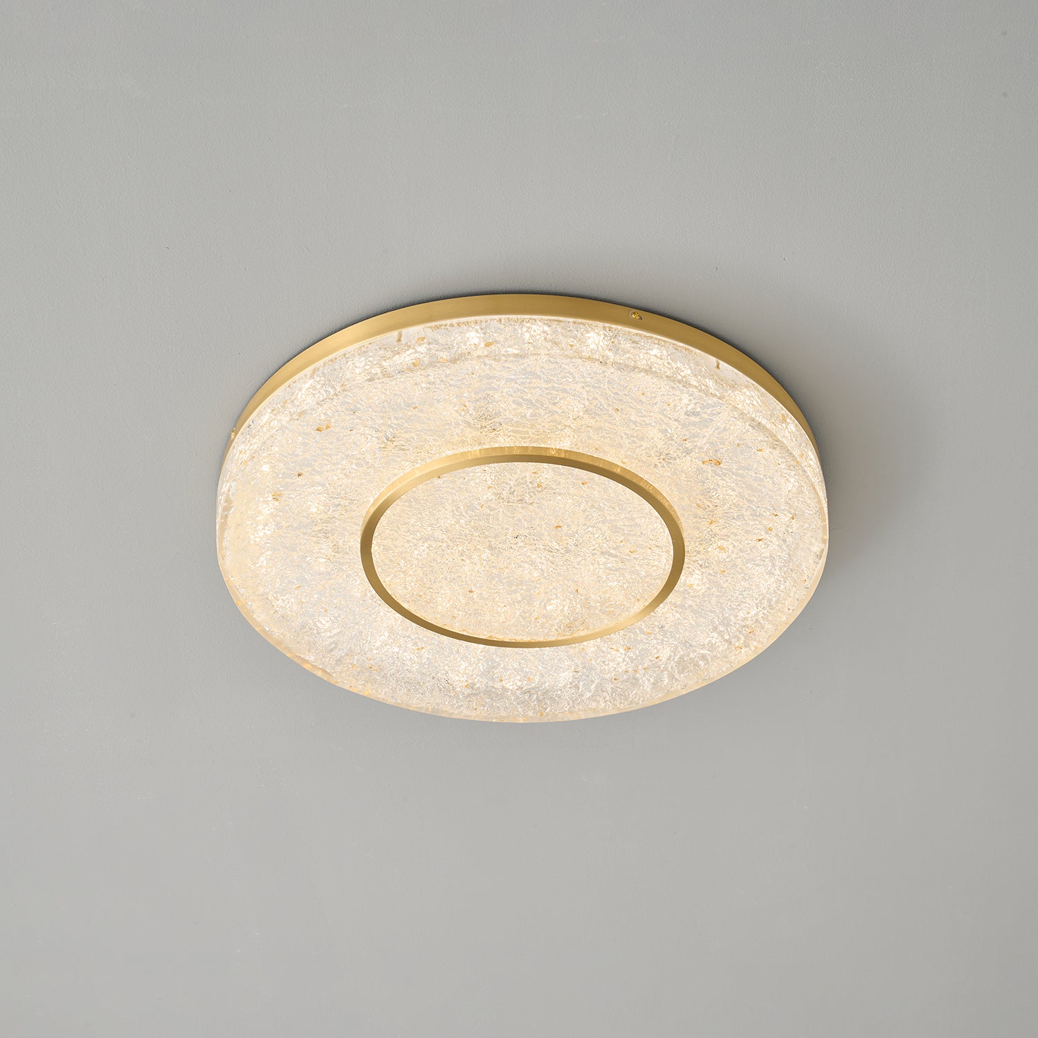 Mysterious Circle Ceiling Light Fixture - Modern LED Chandelier for Living Room, Bedroom, and Dining Room Lighting Decor