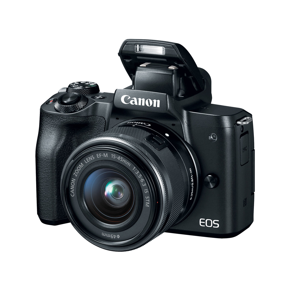Canon EOS M50 Mirrorless Camera with EF-M 15-45mm f/3.5-6.3 IS STM Lens Kit (Black) - Perfect for Vlogging, Travel Photography & Content Creation