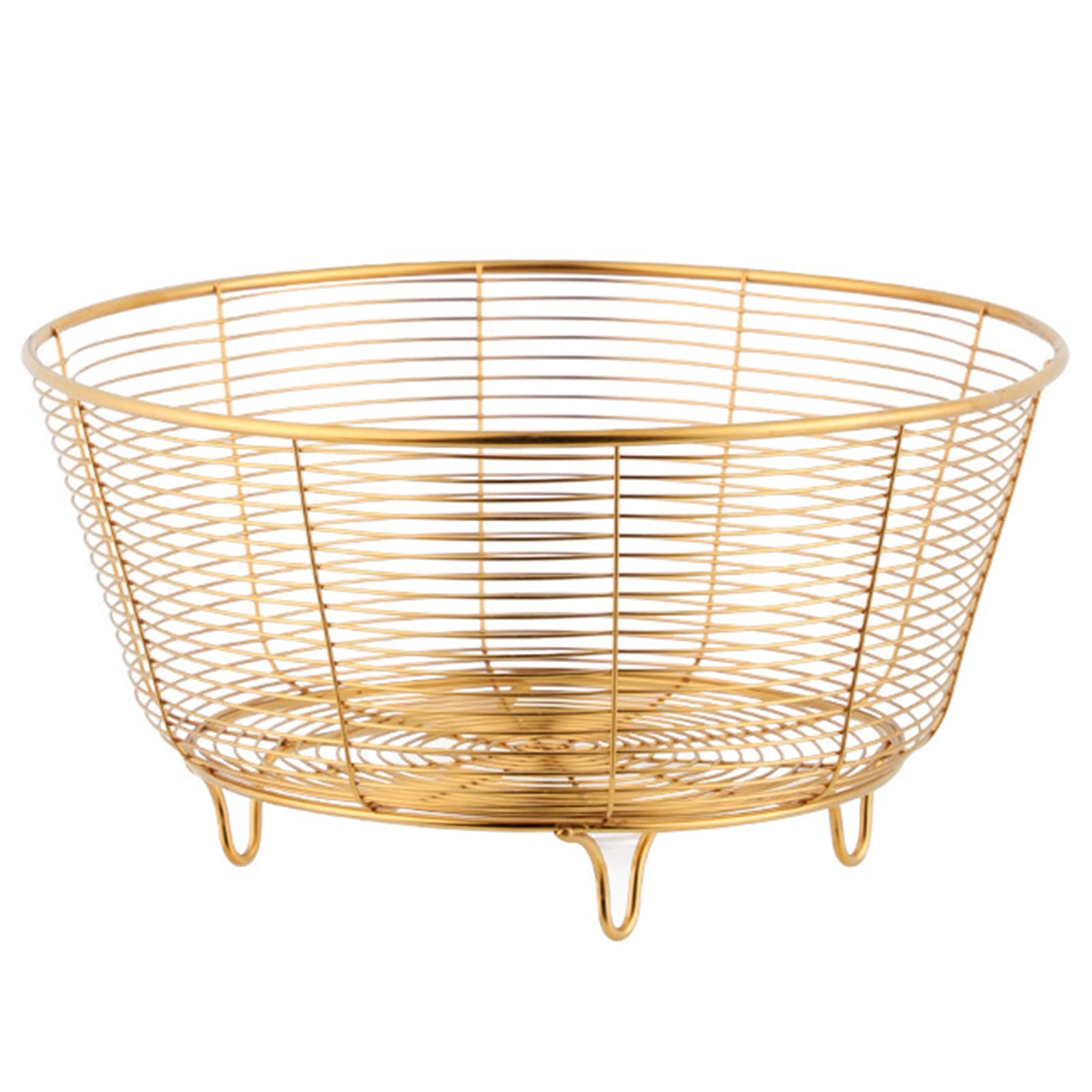 Premium Stainless Steel Fruit & Vegetable Colander Basket - Large Capacity, Non-Stick, Rustproof Kitchen Organizer for Washing, Draining, and Storing Produce - Perfect for Home, Restaurant, and Commercial Kitchen Use