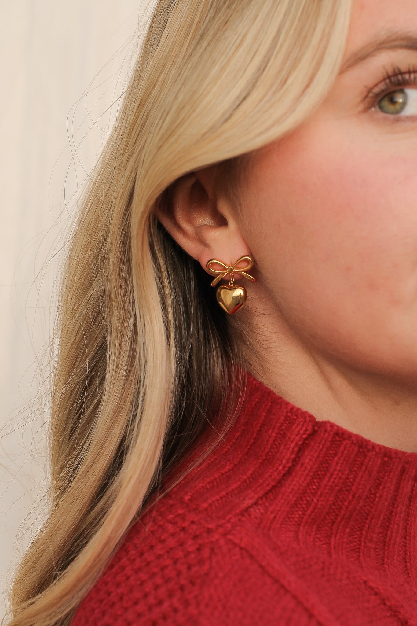 Eloise Earrings - Elegant Dangle Earrings for Women, Gold Plated Hoop Earrings with Crystals | Perfect for Parties, Weddings & Everyday Wear