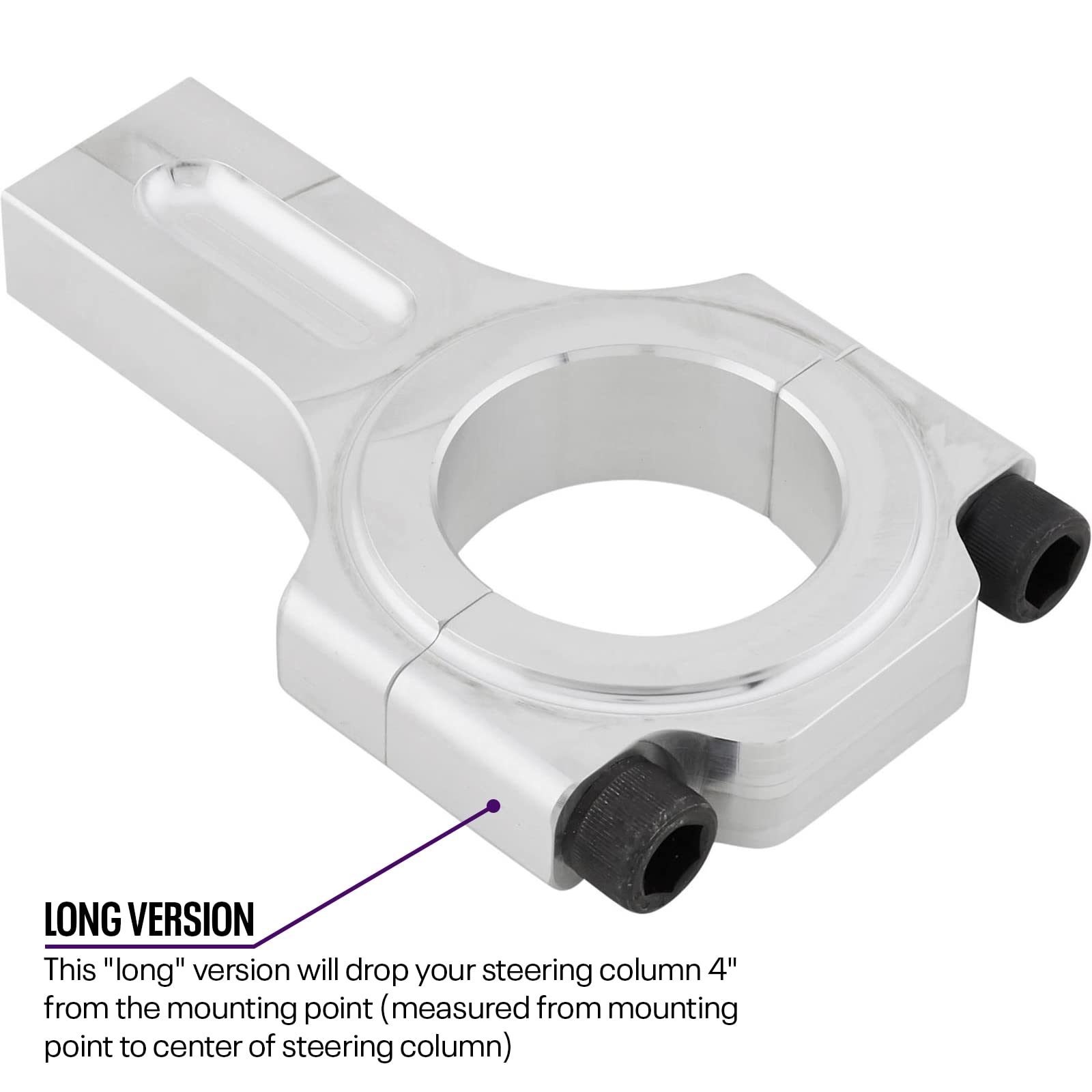 High-Quality 4 Inch Drop Connecting Rod Steering Column for Smooth Vehicle Steering - Perfect for Classic Car Restoration & Off-Road Truck Modifications