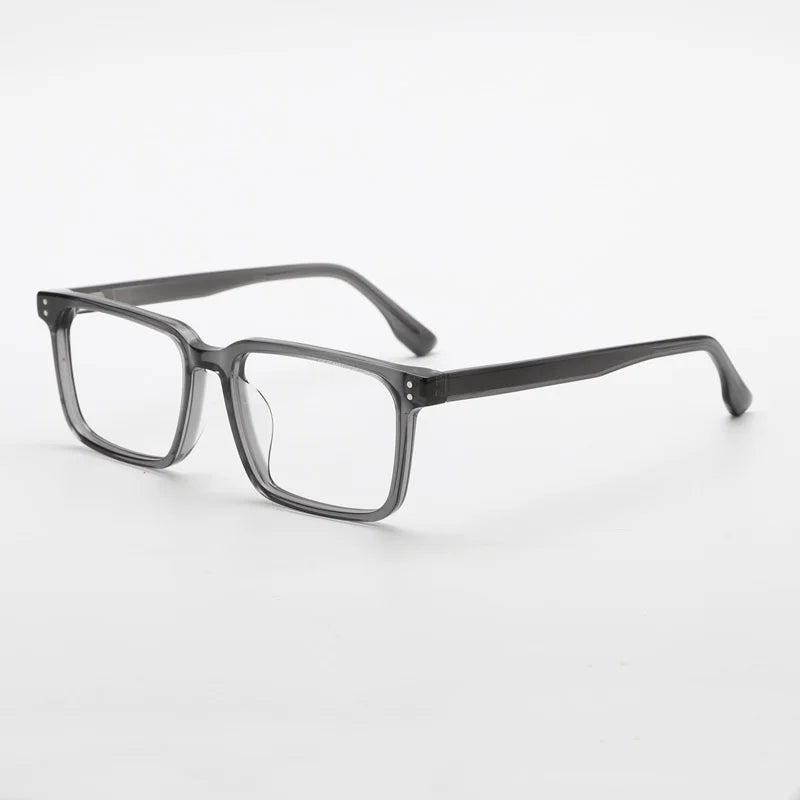 Stylish Black Unisex Square Acetate Eyeglasses BM118 - Perfect for Work, Reading & Fashion Accessories