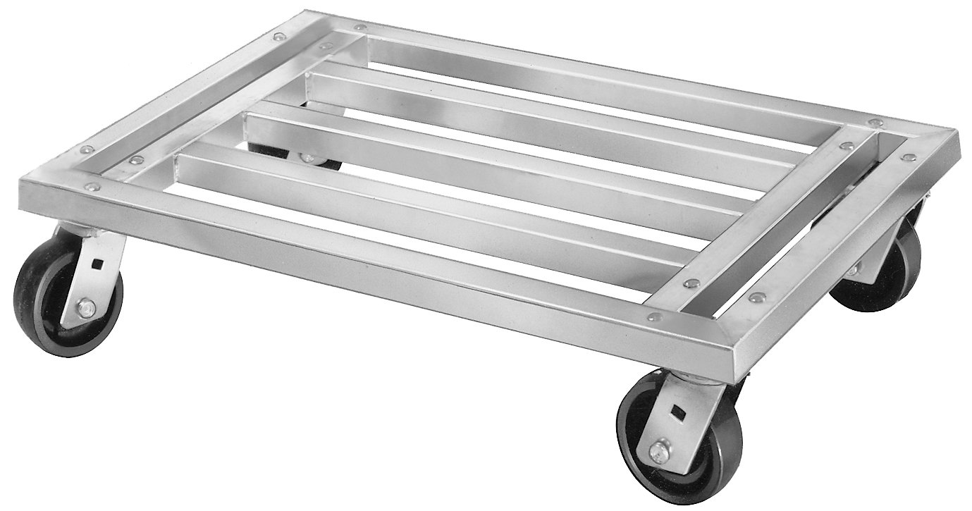 MD2460 Utility Dunnage Dolly Rack - Heavy Duty Industrial Cart for Warehouse, Factory & Logistics - Perfect for Material Handling and Storage Organization