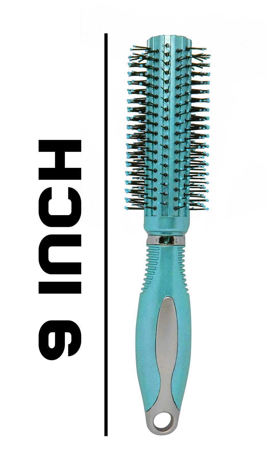 Kabello Professional Hair Brush - Round Blow Dry Styling Comb for Smoothing, Curling & Volumizing Hair - Ideal for Women & Men - Perfect for Home & Salon Use (Pack of 1)