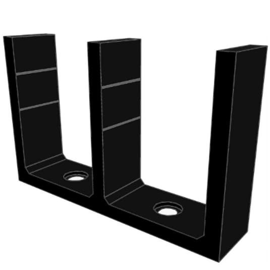 Universal Adjustable Height Sliding Closet Door Floor Guide Bracket - Black - Grovers Home Solutions | Heavy Duty Closet Door Hardware for Smooth Operation | Perfect for Bedroom, Walk-in Closet & Home Organization