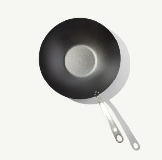 Best Seasoned Carbon Steel Wok for Stir-Frying & Asian Cooking - Professional Restaurant-Grade Wok Pan for High Heat Cooking, Perfect for Home Chefs & Commercial Kitchens
