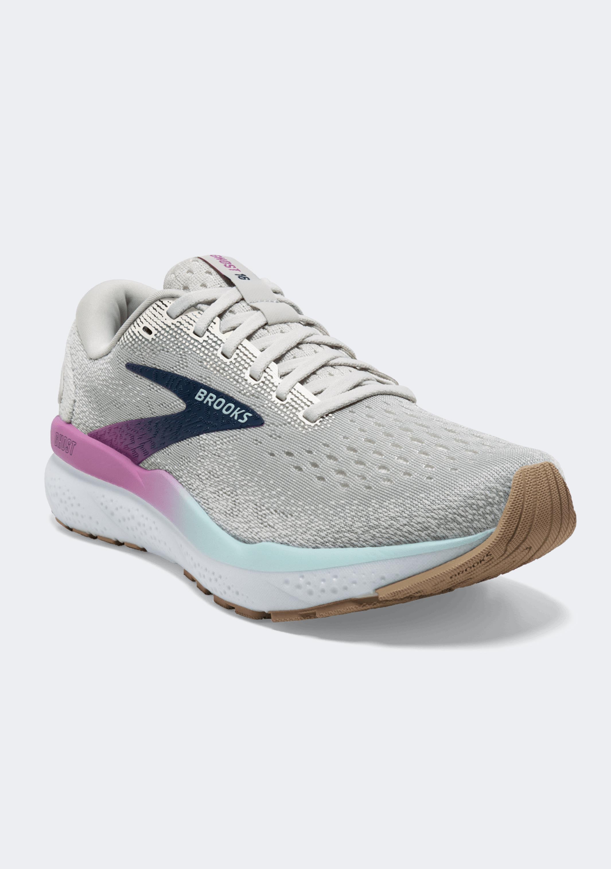 Brooks Women's Ghost 16 Running Shoes - Lightweight Cushioned Sneakers for Jogging, Training & Gym Workouts | Perfect for Marathon, Road Running & Daily Fitness Activities