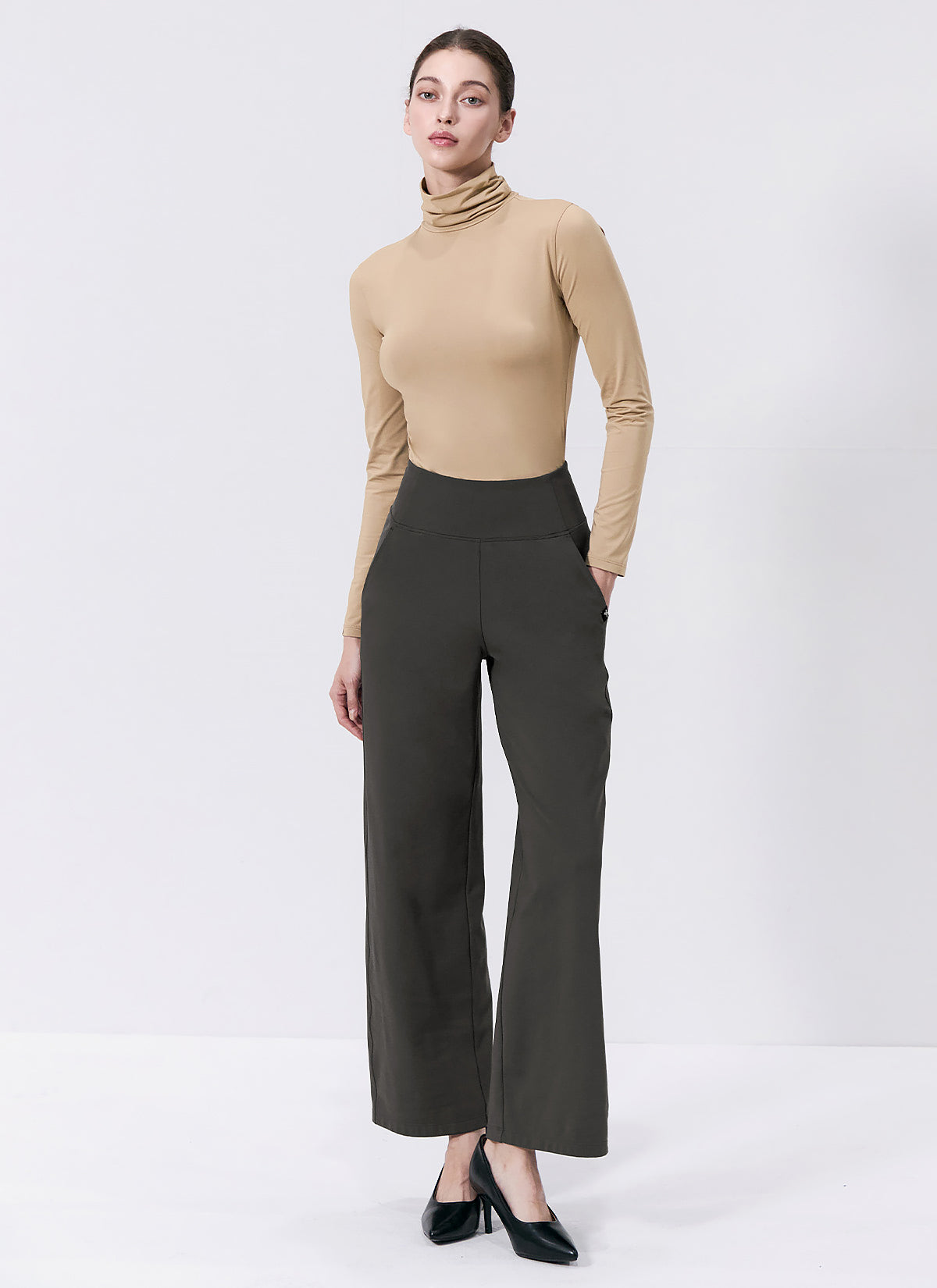 Cozy Fluffy Wide Leg Pants for Women - Soft Winter Lounge Pants, Perfect for Home, Yoga & Relaxation