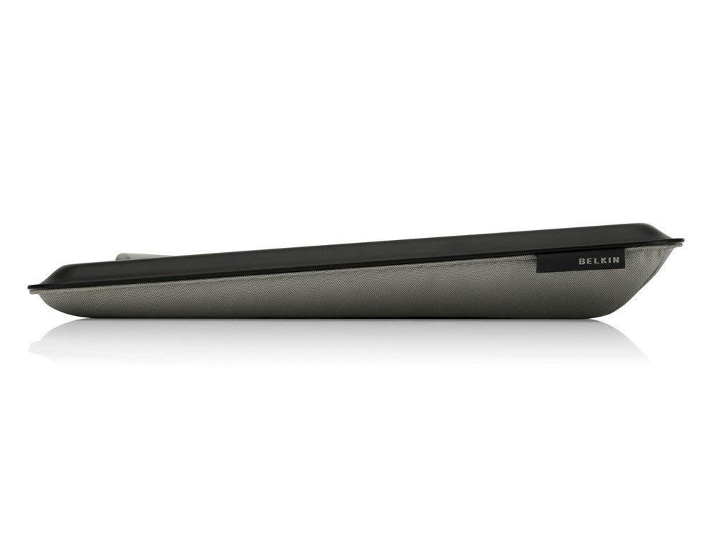 Belkin Notebook Cush Desk Stand - Ergonomic Laptop Riser with Cooling Ventilation, Black/Gray - Perfect for Home Office, Study & Workspace Comfort