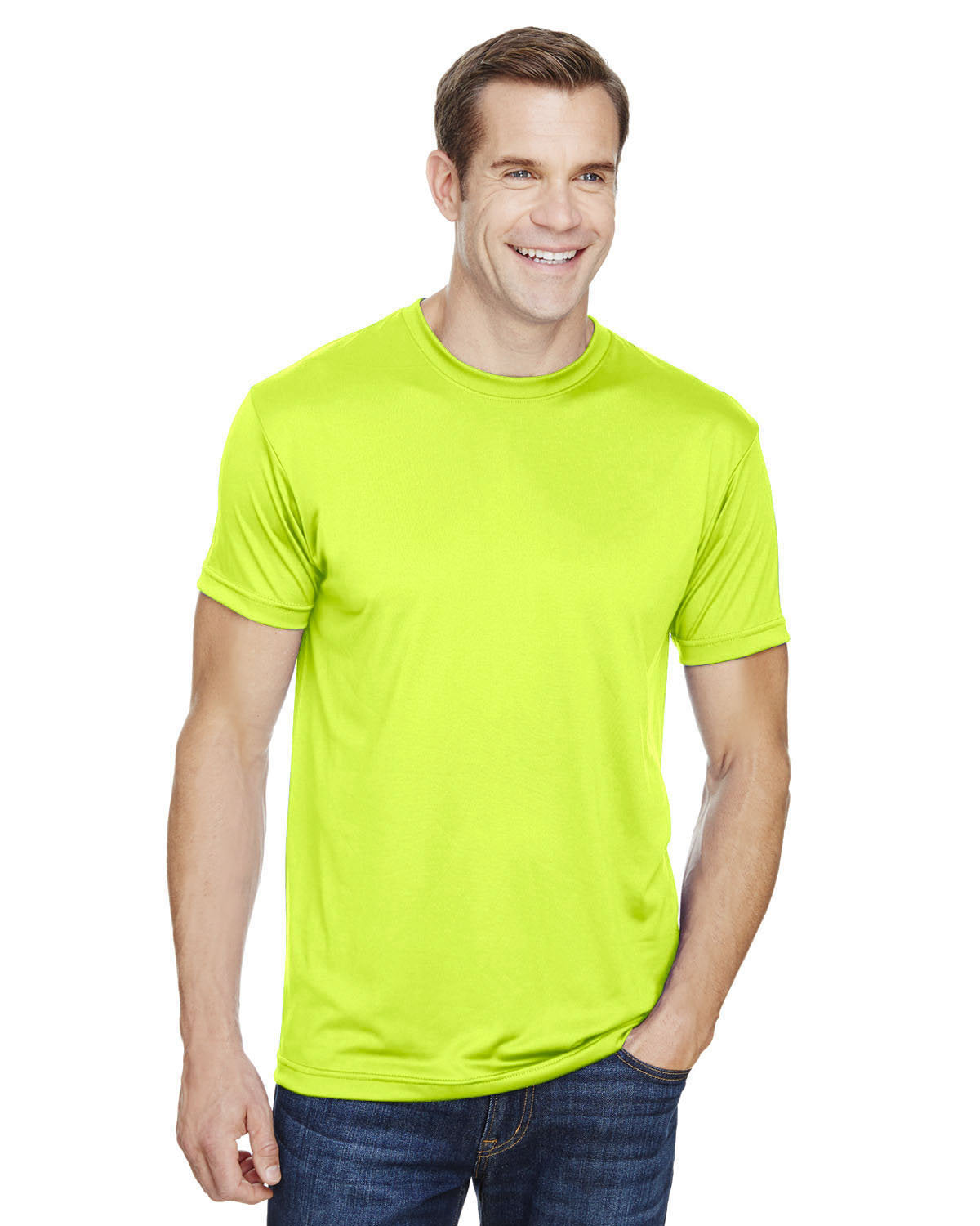 Bayside BA5300 Unisex 4.5 oz. Performance T-Shirt - Moisture Wicking, Breathable Polyester Shirt for Men & Women - Perfect for Workouts, Gym, Running & Casual Wear