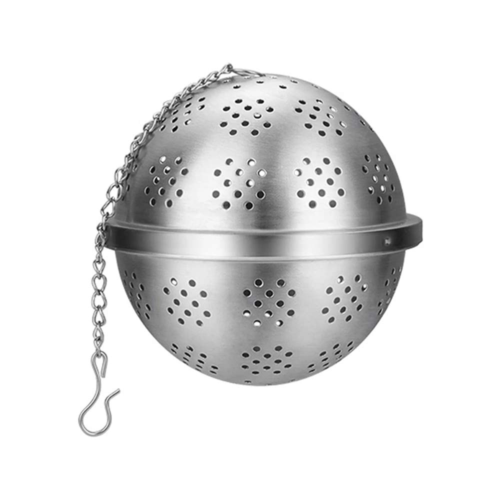 Premium Stainless Steel Tea Infuser Ball - 7.5CM Loose Leaf Tea Strainer for Tea, Soup & Seasoning | Perfect for Home, Office & Camping Use