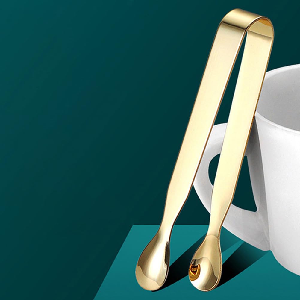 Golden Stainless Steel Ice Tongs - 2 Pack 4.3