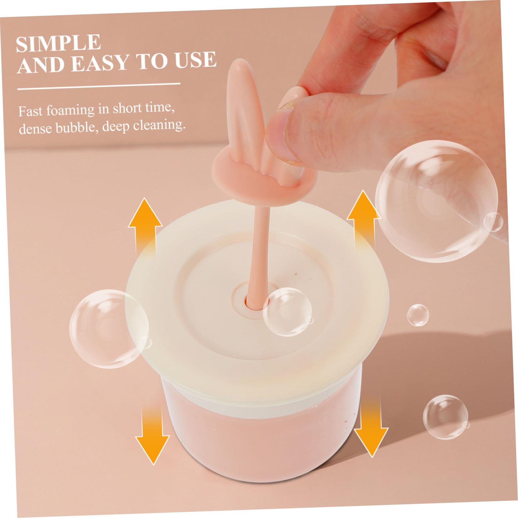 5pcs Sparkling Cup Liquid Soap Foam Bottle - Empty Foam Dispenser for Hand & Facial Cleaning, Mini Frother Bubble Tool for Shampoo, Dish Soap & Bathroom Cleaning (PP Material) - Perfect for Home, Salon & Travel Use
