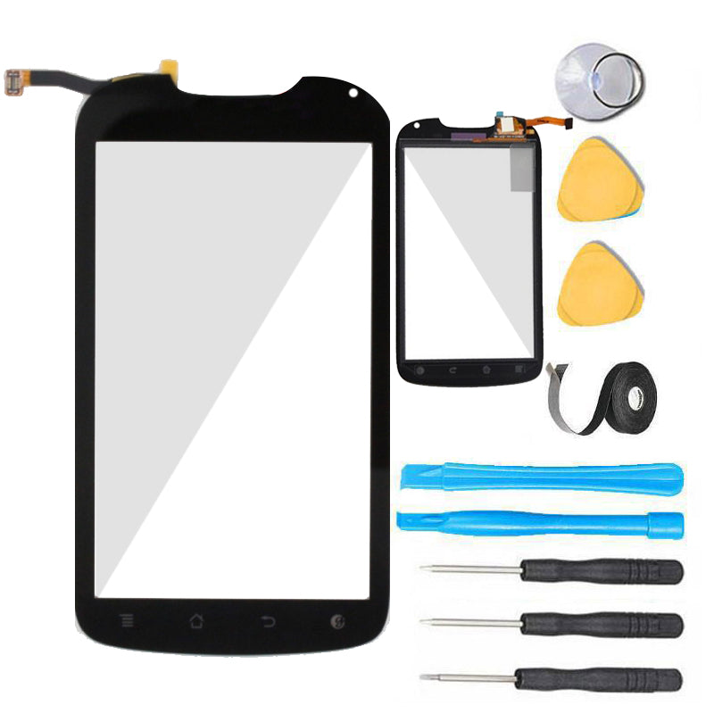 Huawei MyTouch Q/Q2 U8730 Tempered Glass Screen Replacement + Touch Digitizer Premium Repair Kit - Black | Compatible with MyTouch Q/Q2 U8730 | Perfect for DIY Phone Screen Repair at Home